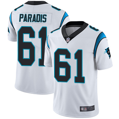 Carolina Panthers Limited White Youth Matt Paradis Road Jersey NFL Football 61 Vapor Untouchable